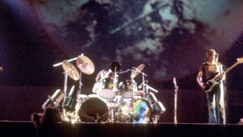 Pink Floyd performing