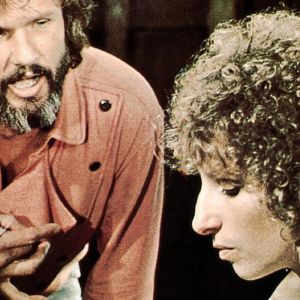 Barbra Streisand and Kris Kristofferson in "A Star is Born'