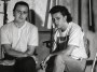 Portrait of English Pop musicians Curt Smith (left) and Roland Orzabal, of the group Tears For Fears, Los Angeles, California, 1985. (Photo by John Kisch Archive/Getty Images)