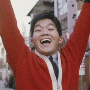 Kyu Sakamoto. (1941-1985) Japanese singer, best known outside Japan for his international hit song "Ue o Muite Aruko" (known as "Sukiyaki" in English-speaking markets), which was sung in Japanese and sold over 13 million copies. It reached number one in the United States Billboard Hot 100 in June 1963, making Sakamoto the first Asian recording artist to have a number one song on the chart. (Photo by Sjöberg Bildbyrå/ullstein bild via Getty Images)