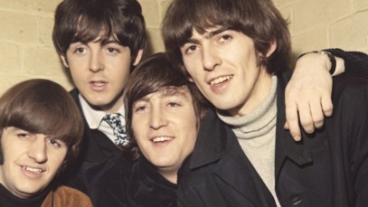 CIRCA 1965: Rock and roll band "The Beatles" pose for a portrait in circa 1965. (L-R) Ringo Starr, Paul McCartney, John Lennon, George Harrison. (Photo by Michael Ochs Archives/Getty Images)