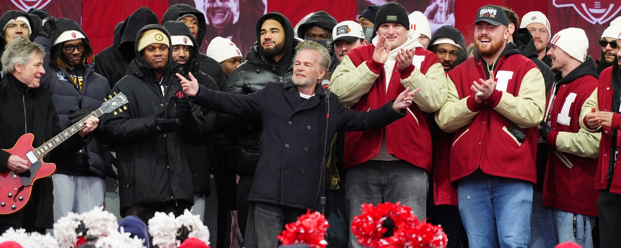 Watch John Mellencamp Sing “Hurts So Good” With Members of the Indiana University Football Team at the School’s National Championship Celebration