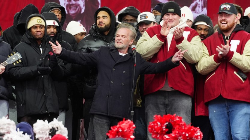 Watch John Mellencamp Sing “Hurts So Good” with Members of the Indiana U. Football Team at the School’s National Championship Celebration