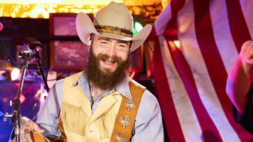 Watch Post Malone Cover Vince Gill’s "What the Cowgirls Do" During 'New Year's Rockin' Eve'