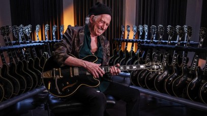 The Rolling Stones’ Keith Richards Introduces New (and Pricey) Signature Guitar, and Discusses Some of His Influences