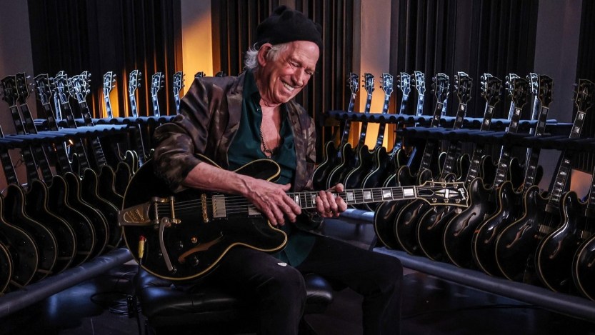 The Rolling Stones’ Keith Richards Introduces New (and Pricey) Signature Guitar, and Discusses Some of His Influences