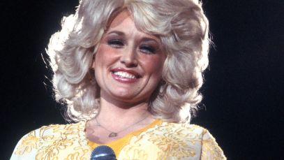 Dolly Parton performing in the mid-1970s