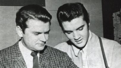 Sam Phillips and Elvis Presley