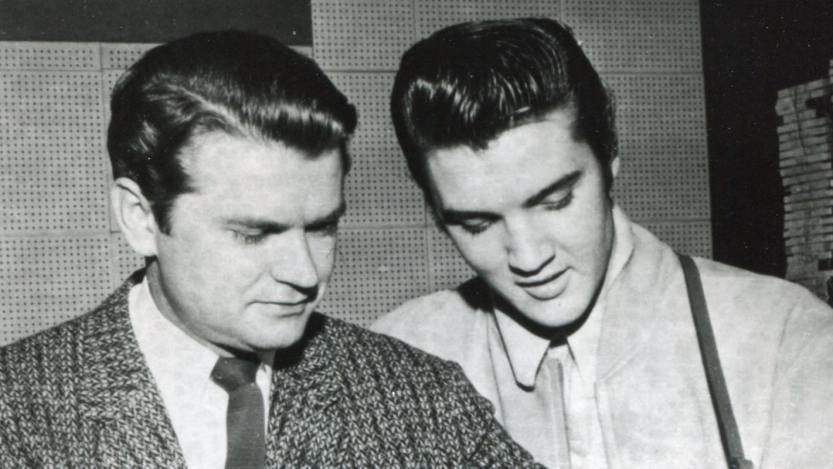 Sam Phillips and Elvis Presley