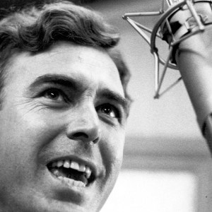 Johnny Horton in the studio