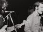 Jerry Garcia and Bob Weir of the Grateful Dead performing