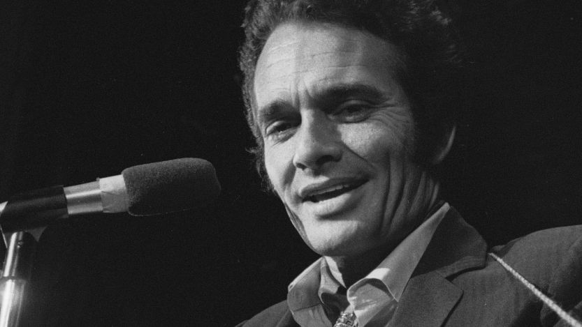 Merle Haggard performing in 1970
