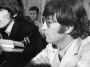 George Harrison and John Lennon