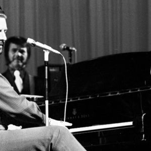 Jerry Lee Lewis playing piano