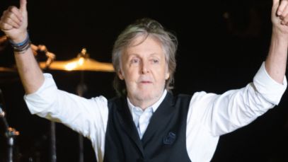 Paul McCartney performing