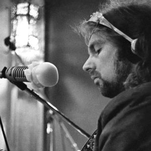 Van Morrison in the recording studio