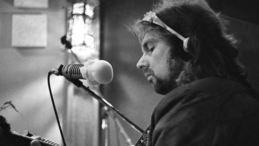 Van Morrison in the recording studio