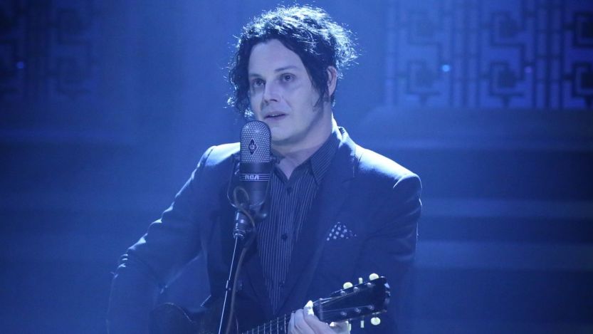 Jack White performing