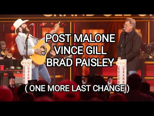 Post Malone Covering This 1990s Vince Gill Classic Might Have Been the Best Musical Moment of the Year