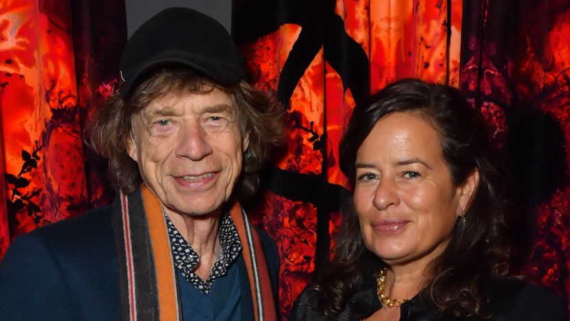 Mick Jagger and Jade Jagger