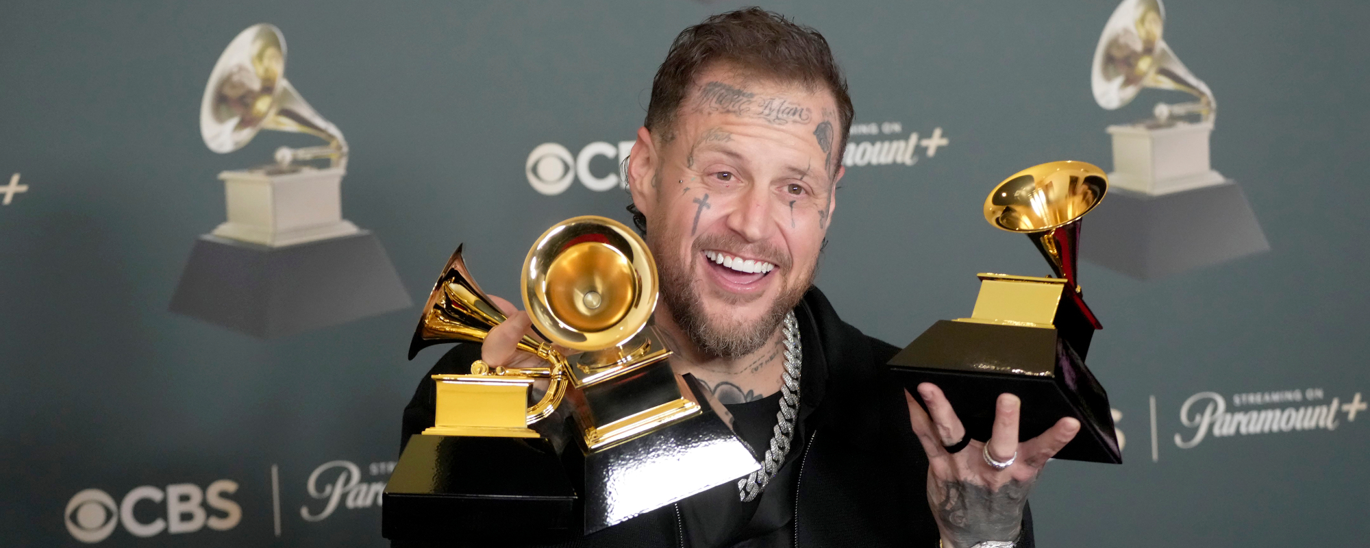 Jelly Roll Plans to Give One of His Grammys Away for a Very Special Reason