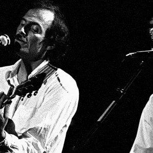 Atlanta - May 13: Singer/Songwriter James Taylor and J.D. Souther perform at The Atlanta Civic Center in Atlanta Georgia May 13, 1981 (Photo By Rick Diamond/Getty Images)