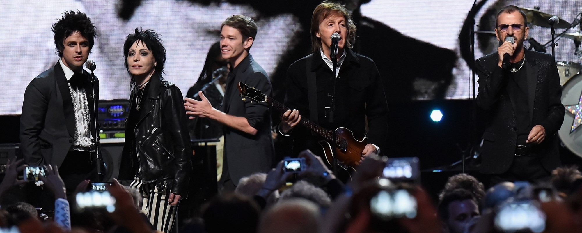Joan Jett Recalls Exciting “Full-Circle Moment” When Two of The Beatles Cheered Her On at Rock & Roll Hall of Fame Induction