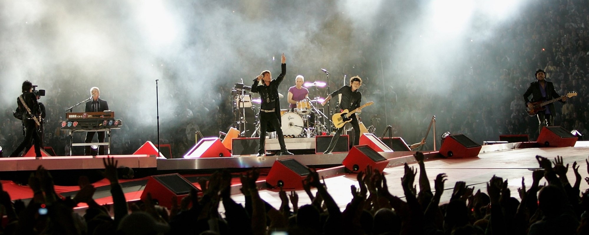 On This Day in 2006, The Rolling Stones Rocked the Super Bowl Halftime Show on a Giant Stage Designed Like Their Famous Logo