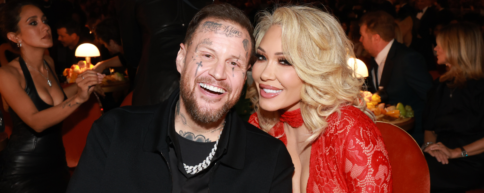 Country Star Jelly Roll Makes Super Bowl Halftime Pitch at Grammy Awards