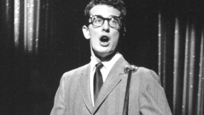 Buddy Holly performing