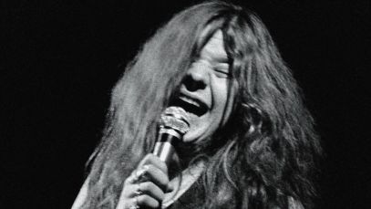 Janis Joplin performing