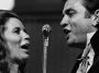 June Carter and Johnny Cash performing