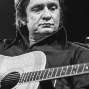 Johnny Cash performing