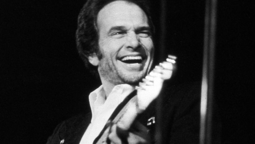 Merle Haggard performing