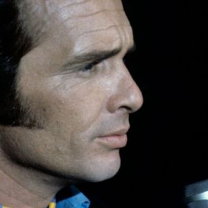 Merle Haggard performing