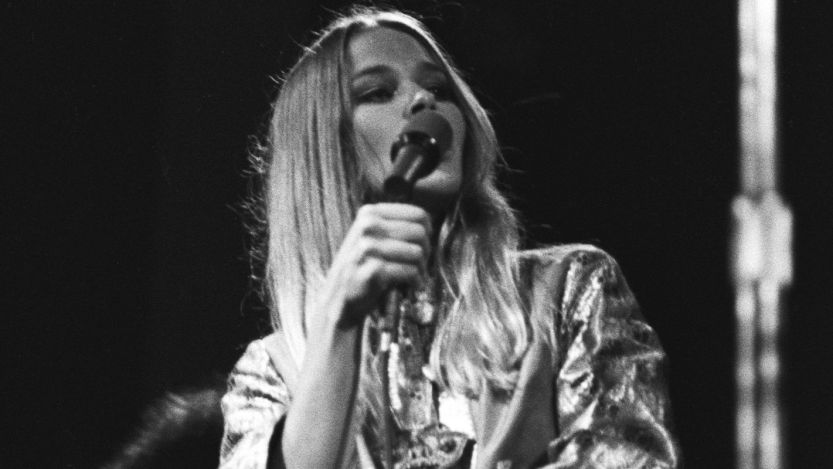Michelle Phillips performing at the Monterey Pop Festival
