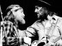 Willie Nelson and Waylon Jennings performing