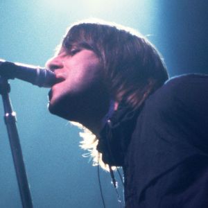 Liam Gallagher performing