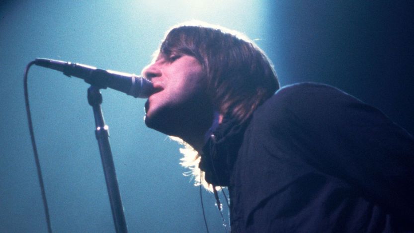Liam Gallagher performing