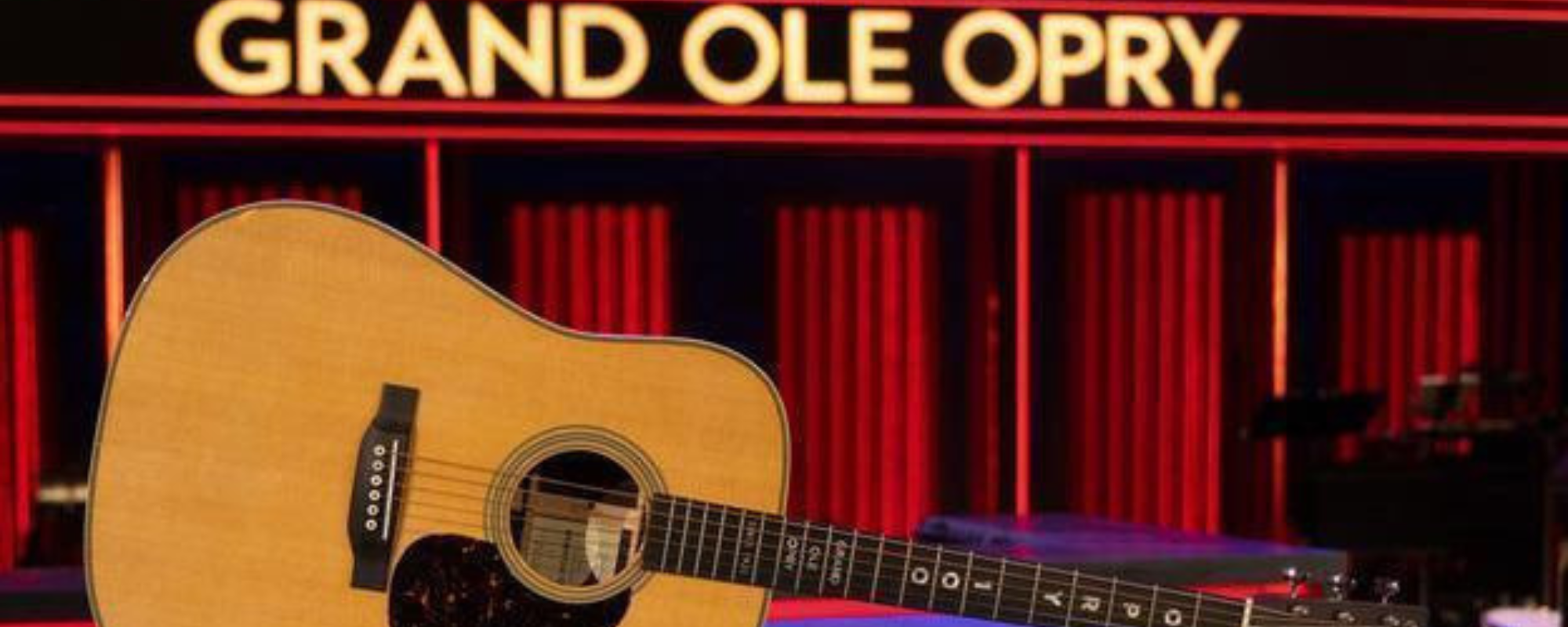 Custom Martin Built for the Grand Ole Opry’s 100th and Debuted by Vince Gill Is Now Available