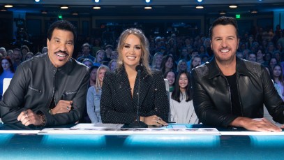 Lionel Richie, Carrie Underwood, and Luke Bryan