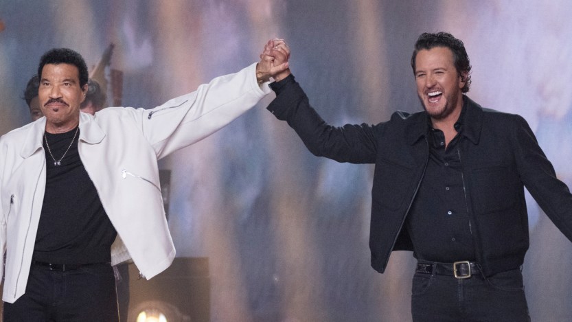 Lionel Richie and Luke Bryan