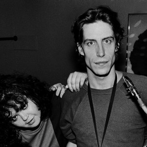 Portrait of the band Romeo Void at the Park West in Chicago, Illinois, October 22, 1982. Left to right, Frank Zincavage, Peter Wood, Debora Iyall, Ben Bossi, and Larry Carter. (Photo by Paul Natkin/Getty Images)