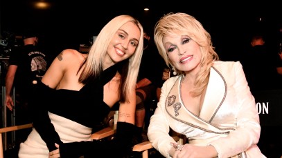 Miley Cyrus and Dolly Parton