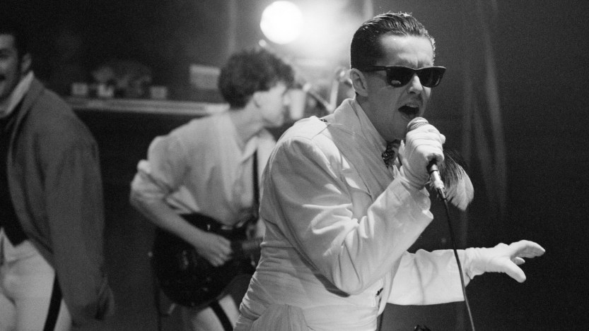 Frankie Goes To Hollywood, performing in Washington during their US tour, 8th November 1984. (Photo by Mike Maloney/Mirrorpix/Getty Images)