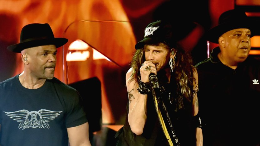 Steven Tyler of Aerosmith and Run-DMC