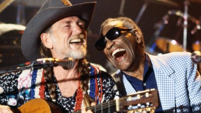 Ray Charles and Willie Nelson