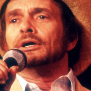 Merle Haggard performing