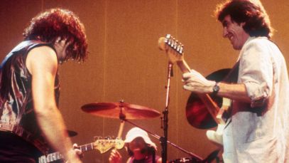 George Harrison performing with Deep Purple