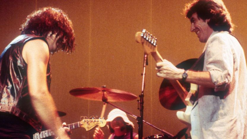 George Harrison performing with Deep Purple